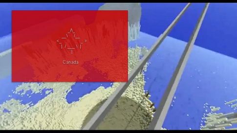 Cała Ziemia odwzorowana w Minecraft 1