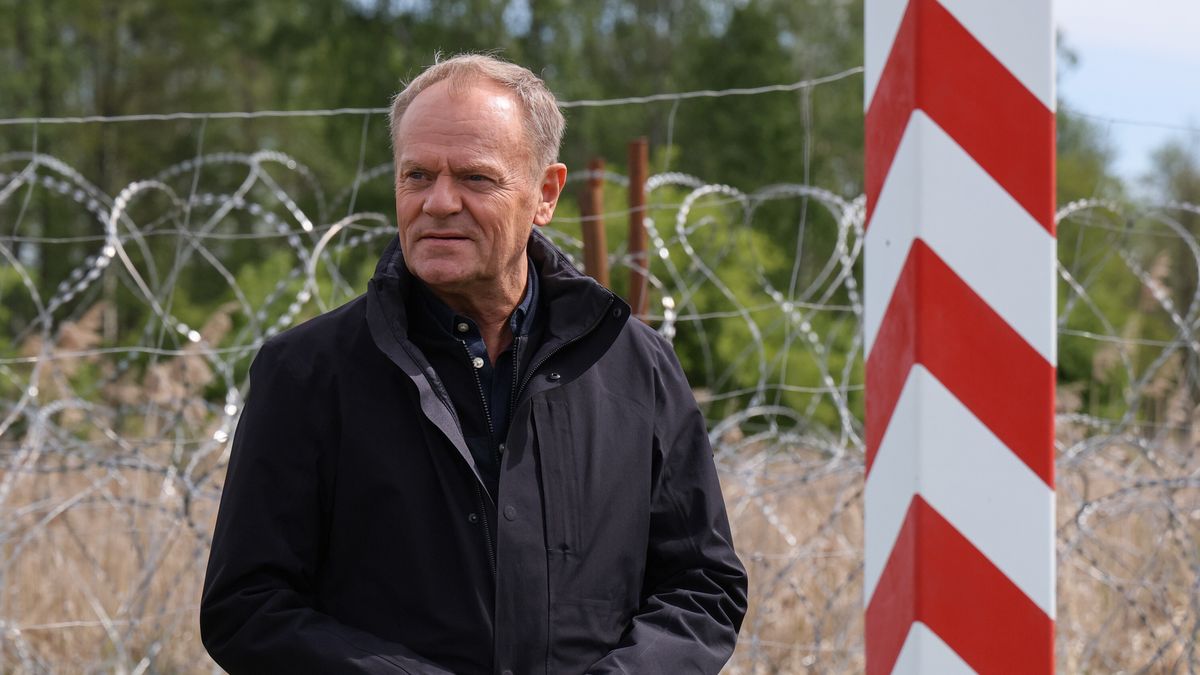 Donald Tusk pojechał na granicę polsko-białoruską