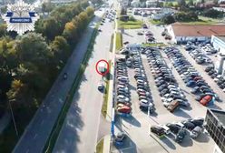 Piaseczno. Raz, dwa trzy - dron patrzy. Drogówka dozoruje ulice z powietrza