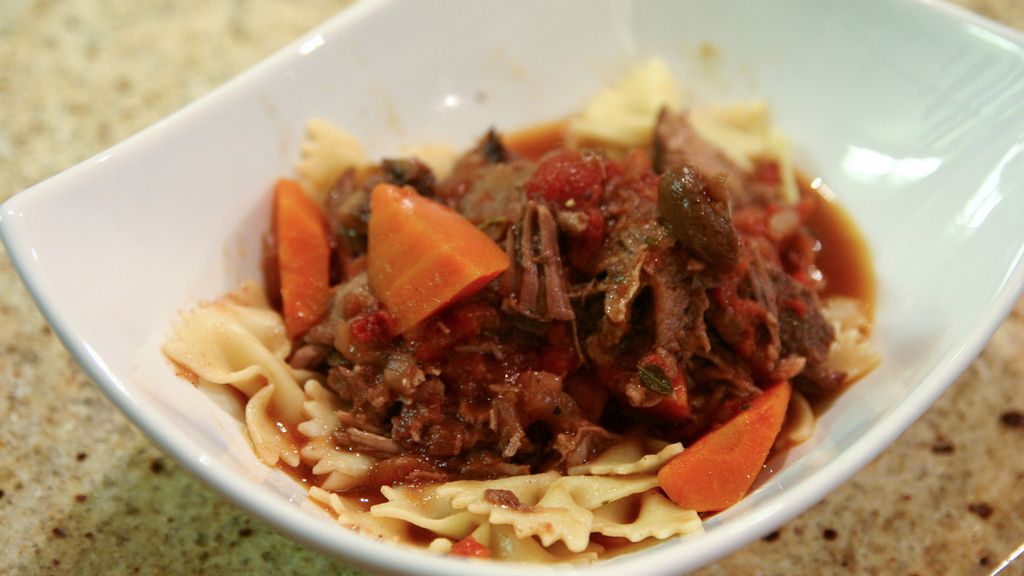 Gotowana karkówka wołowa bez kości (samo mięso, III klasa mięsa)