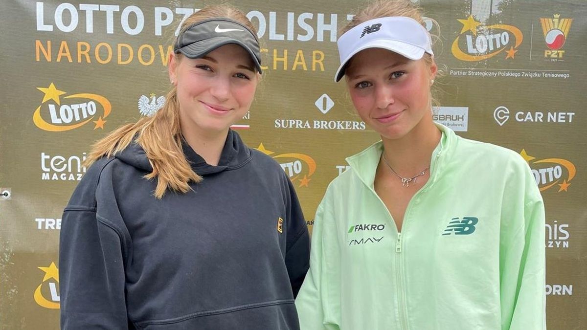 Materiały prasowe / Tenis Kozerki / Na zdjęciu: Anna Hertel i Barbara Kostecka
