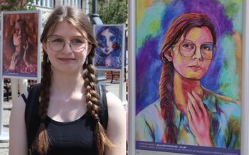 "Autoportret, czyli portret własny’’. Wystawa prac na Rynku w Grudziądzu