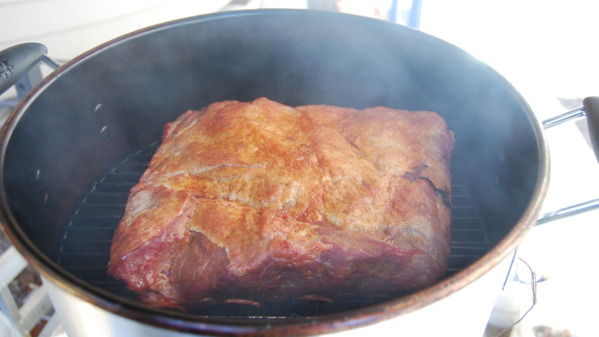 Opiekane w całości żeberka wołowe (mięso i tłuszcz)