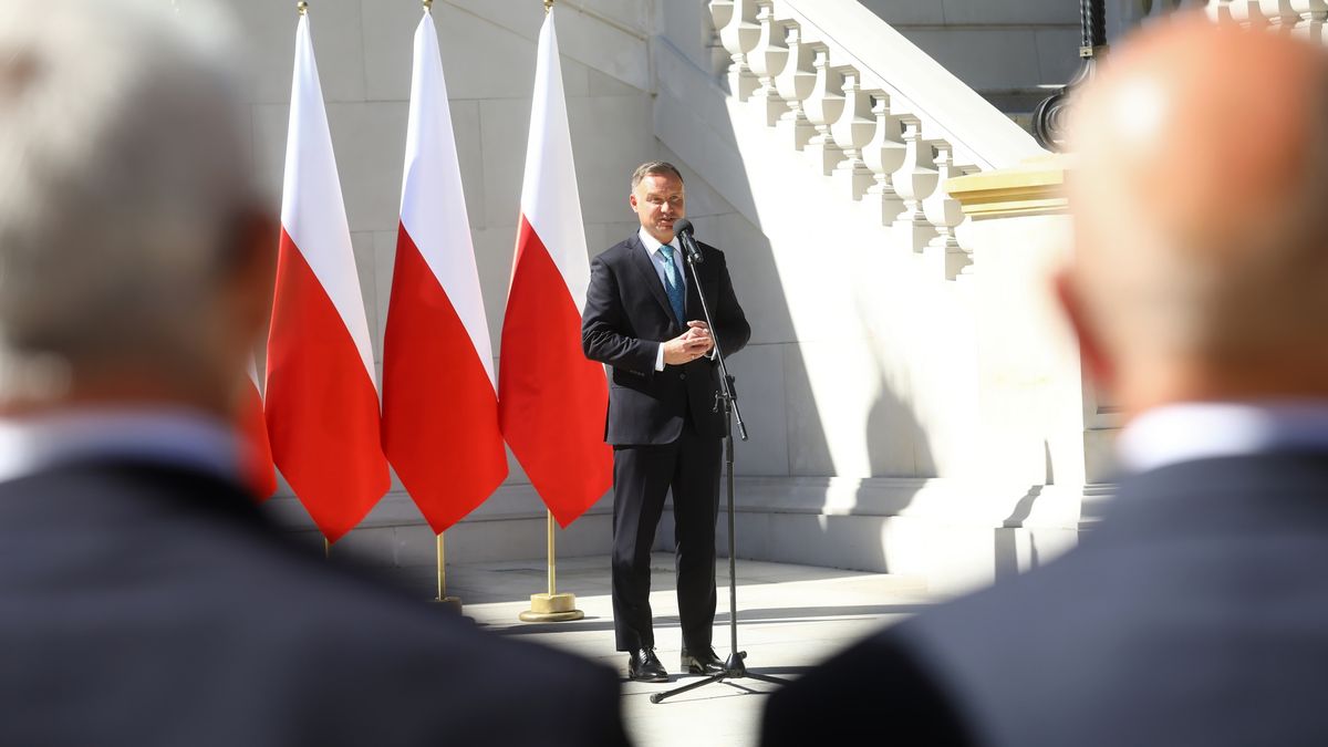 Andrzej Duda podczas spotkania z wielkopolskimi samorządowcami