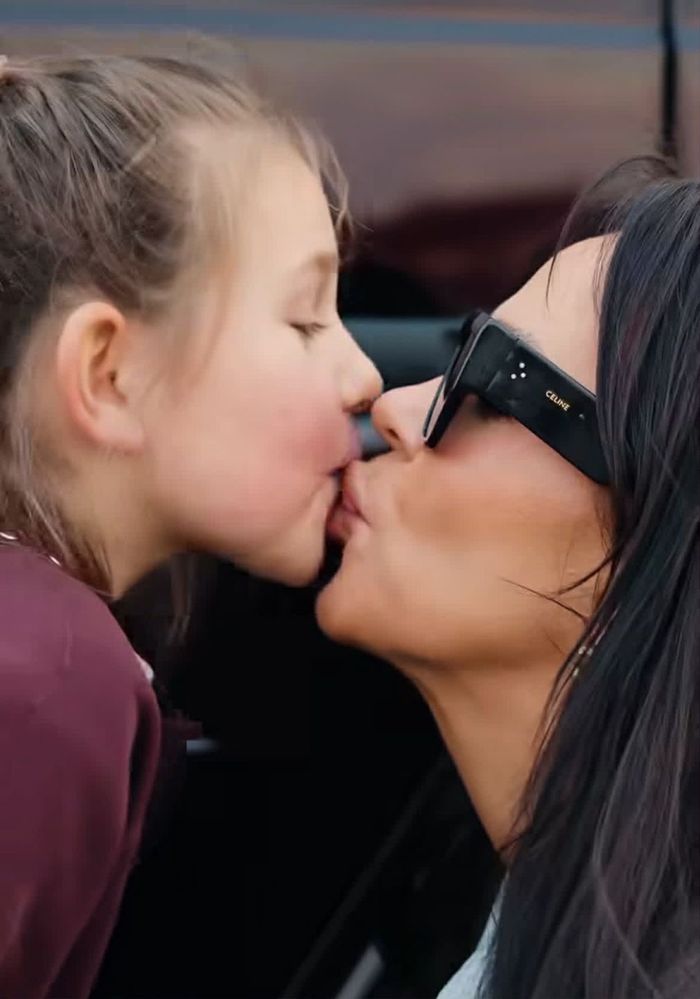 Sylwia Bomba z córką