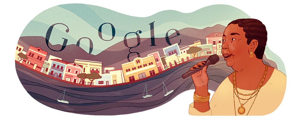 Cesária Évora upamiętniona przez Google Doodle. "Bosonoga diva" potrafiła oczarować głosem