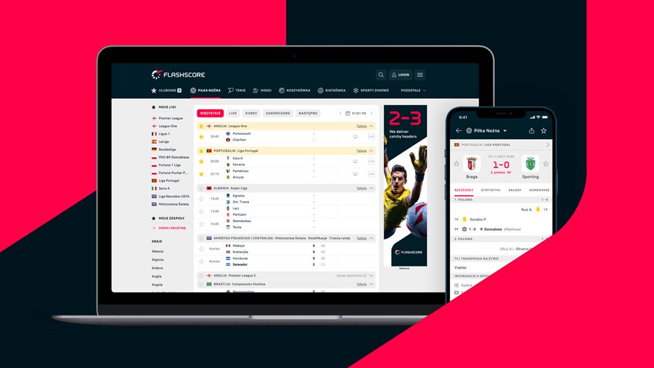 Flashscore w nowej odsłonie