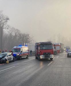 Zabrze. Wypadek na DTŚ. Droga w kierunku Gliwic przez kilka godzin była zablokowana