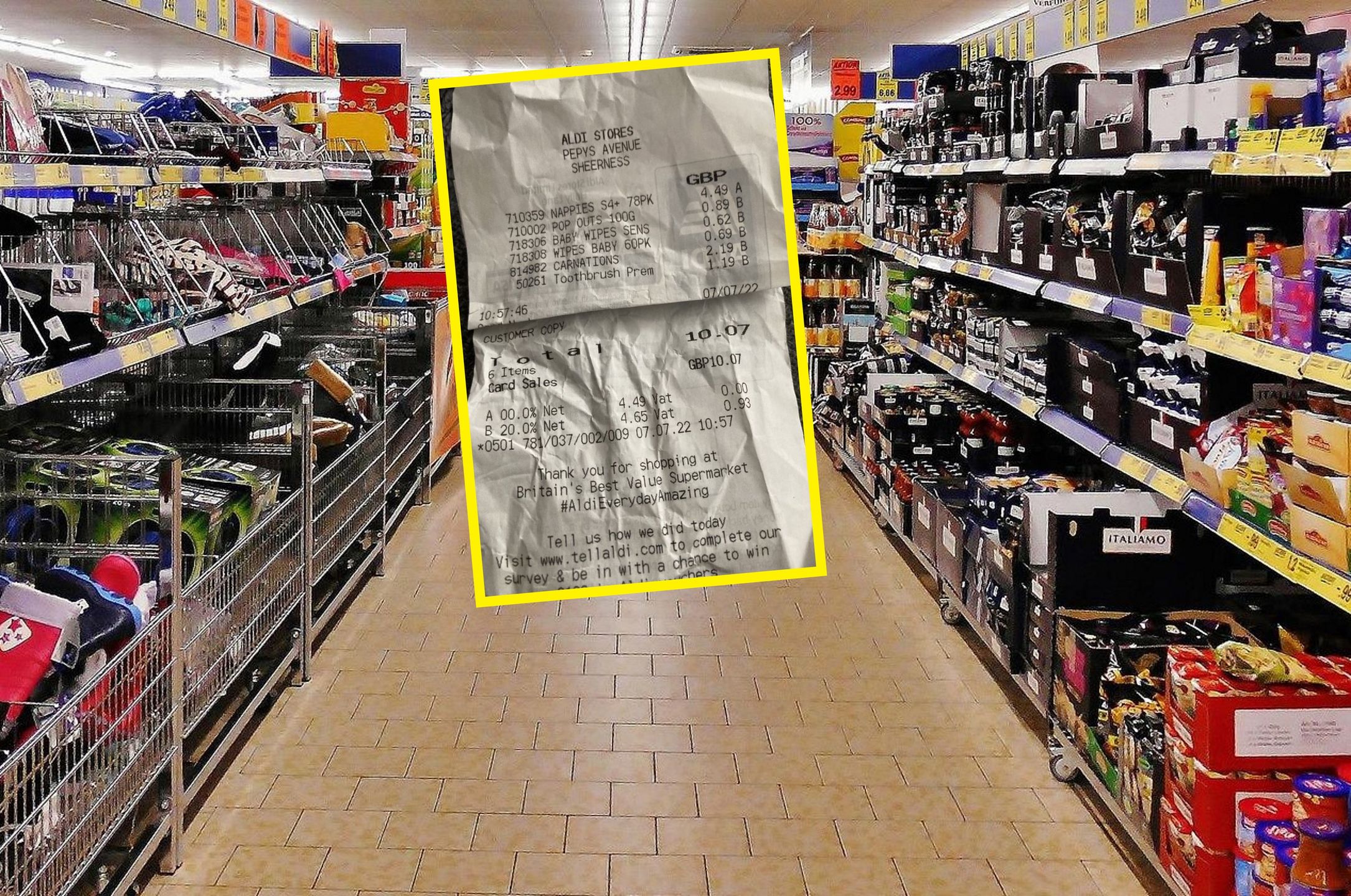 Polak pokazał paragon z Wielkiej Brytanii. Przy okazji zwrócił się do