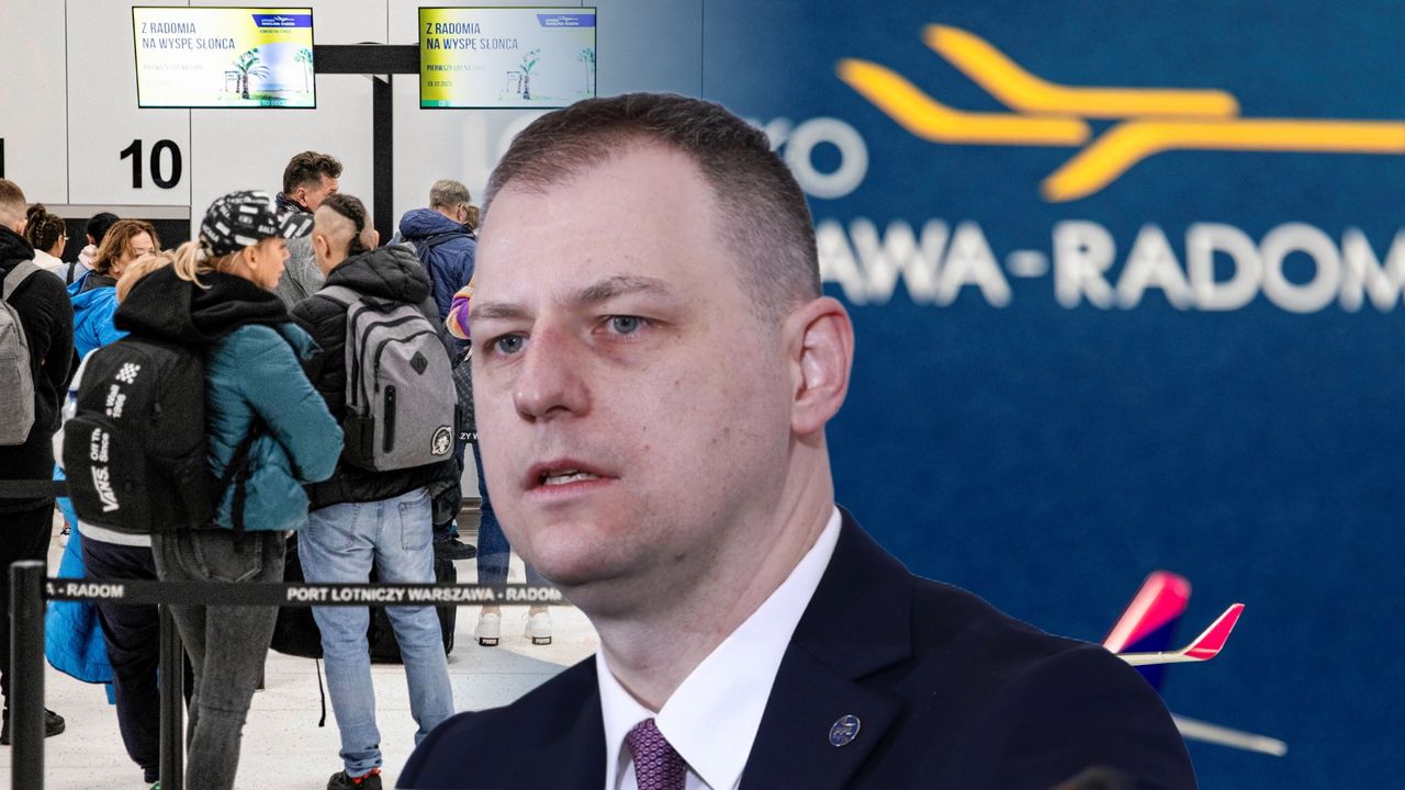 "Tam nie pojawią się nagle miliony pasażerów". Prezes PPL o lotnisku w Radomiu