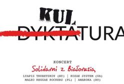 Koncert "Solidarni z Białorusią" na Krakowskim Przedmieściu