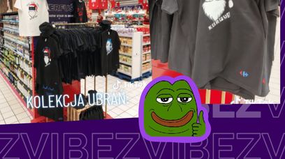 Koszulki Kerfusia od Carrefoura. Sieć wypuściła merch robota