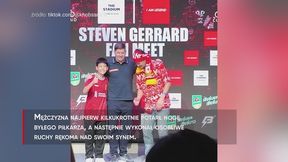 #dziejesiewsporcie: Steven Gerrard był zaskoczony. Tak "wykorzystał" go kibic