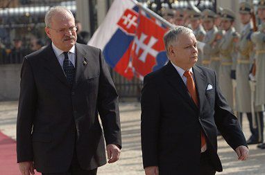 Prezydent Kaczyński rozpoczął wizytę na Słowacji