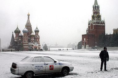 Atak zimy w Moskwie