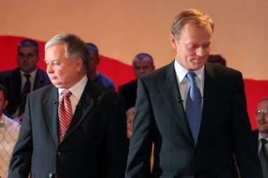 Debata Tusk - Kaczyński - starcie dwóch światów