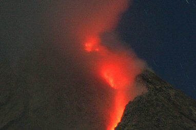 Wulkan Merapi znów aktywny