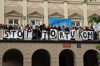 Amnesty International protestuje w Lublinie