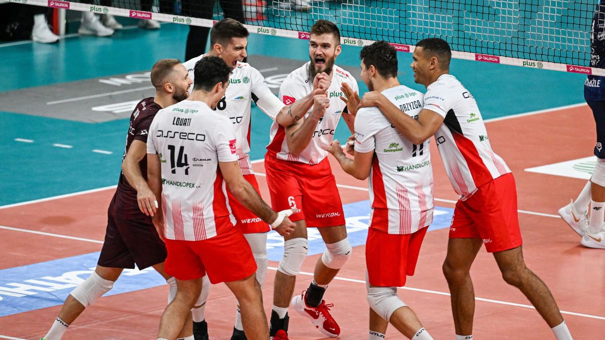 PAP / Darek Delmanowicz / Na zdjęciu: siatkarze Asseco Resovii Rzeszów