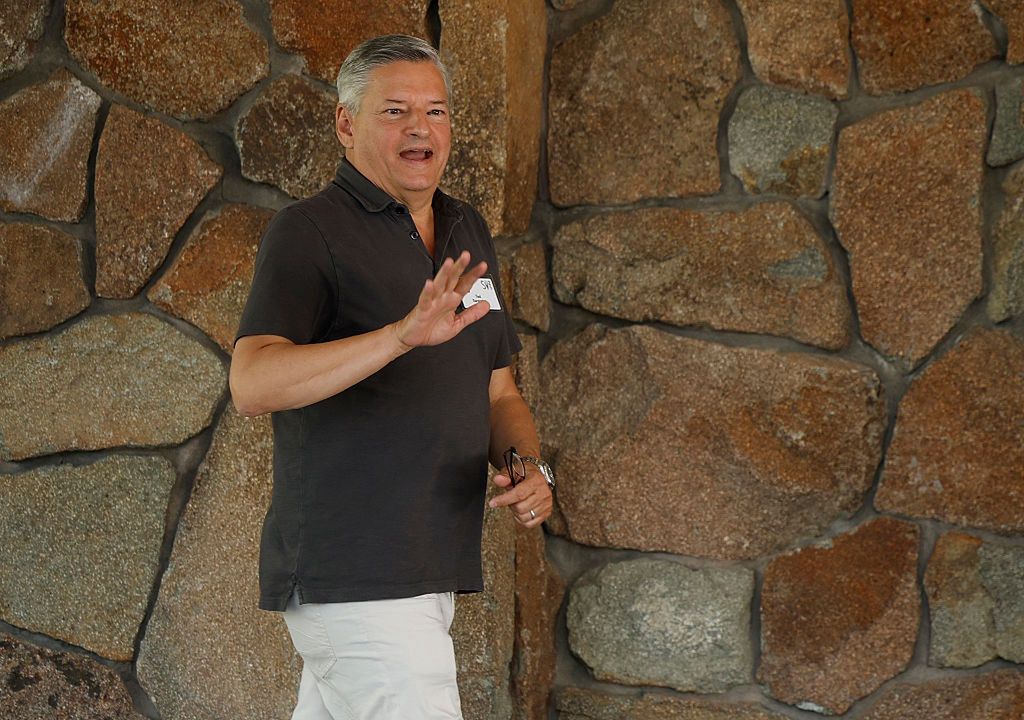 Allen & Co Brings Together Media And Tech Titans In Sun ValleySUN VALLEY, IDAHO - JULY 08: Netflix CEO Ted Sarandos returns to the Sun Valley Lodge for the Allen & Company Sun Valley Conference on July 8, 2025 in Sun Valley, Idaho. Every year, some of the world's wealthiest and most powerful figures from the media, finance, technology, and political spheres converge at the Sun Valley Resort for the exclusive week-long conference hosted by boutique investment bank Allen & Co. (Photo by Kevin Dietsch/Getty Images)Kevin Dietsch