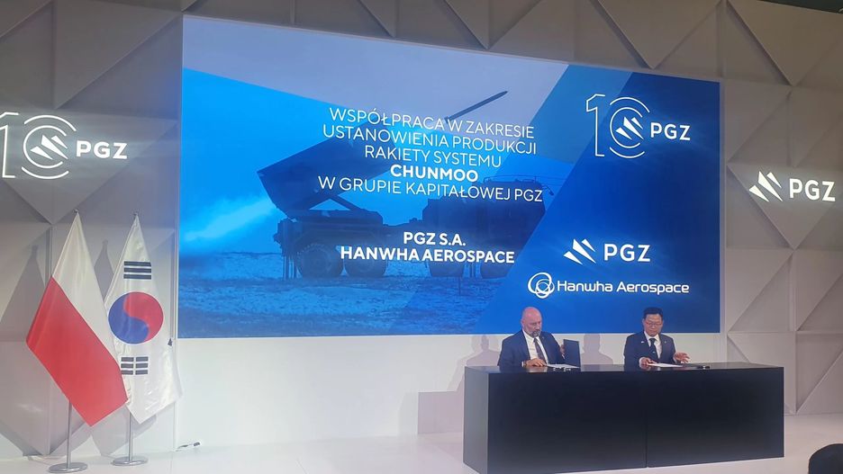 Podpisanie memorandum porozumienia w sprawie lokalnej produkcji pocisków rakietowych do K239 Chunmoo