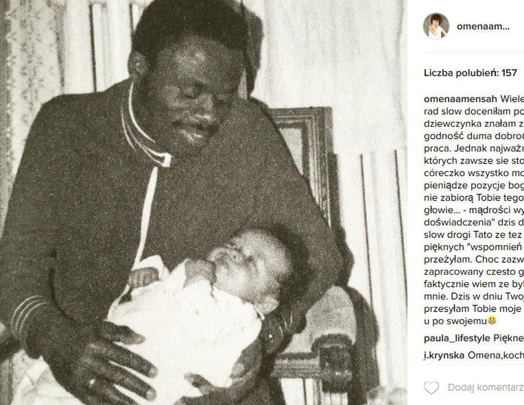 Omenaa Mensah obchodzi Dzień Ojca