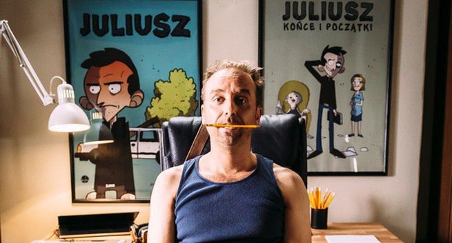 Wojciech Mecwaldowski w komedii &#34;Juliusz&#34; przeklina na dzieci (wideo)