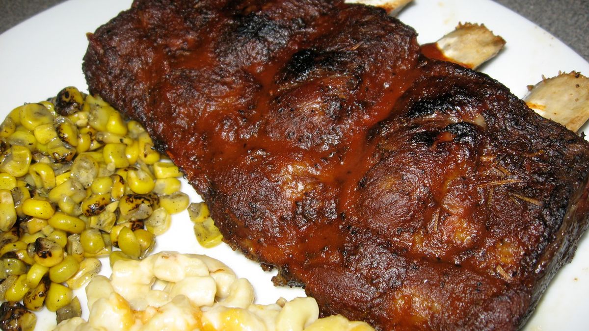 Opiekane w całości żeberka wołowe (mięso i tłuszcz, I klasa mięsa)