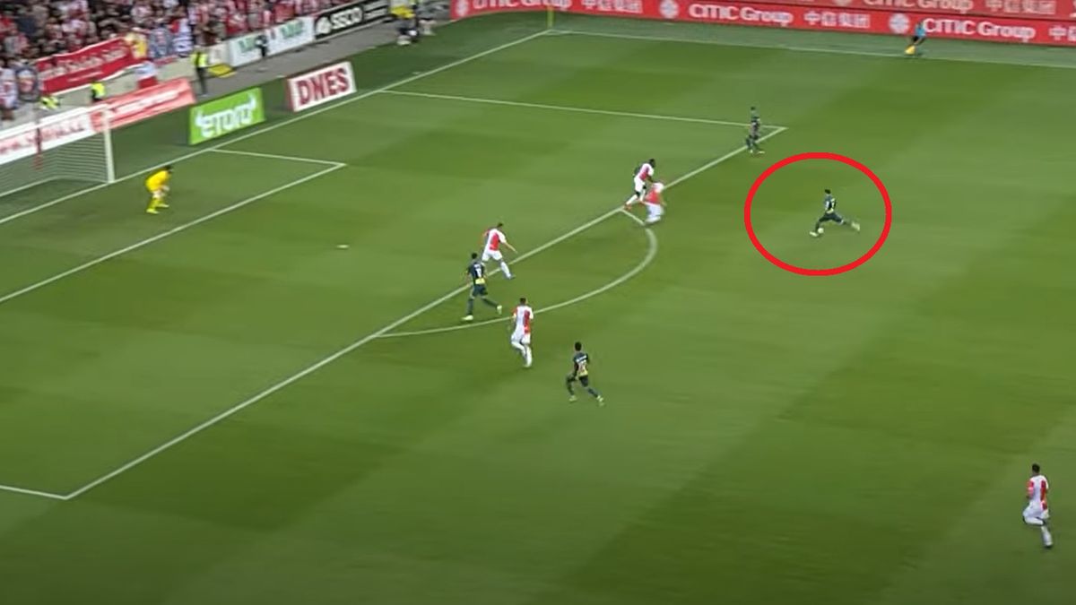 YouTube / YouTube, TVP Sport / Juranović strzela bramkę dla Legii