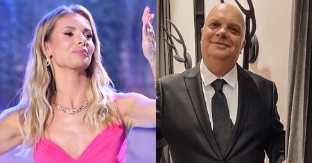 Krzysztof Skiba pręży się dumnie w ŚLUBNYM GARNITURZE! Izabela Janachowska wbiła mu szpilę (FOTO)
