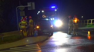 Zduńska Wola: Kolejna kolizja na wiadukcie