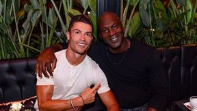 Cristiano Ronaldo bawi się z Michaelem Jordanem. Zabrali ukochane na kolację