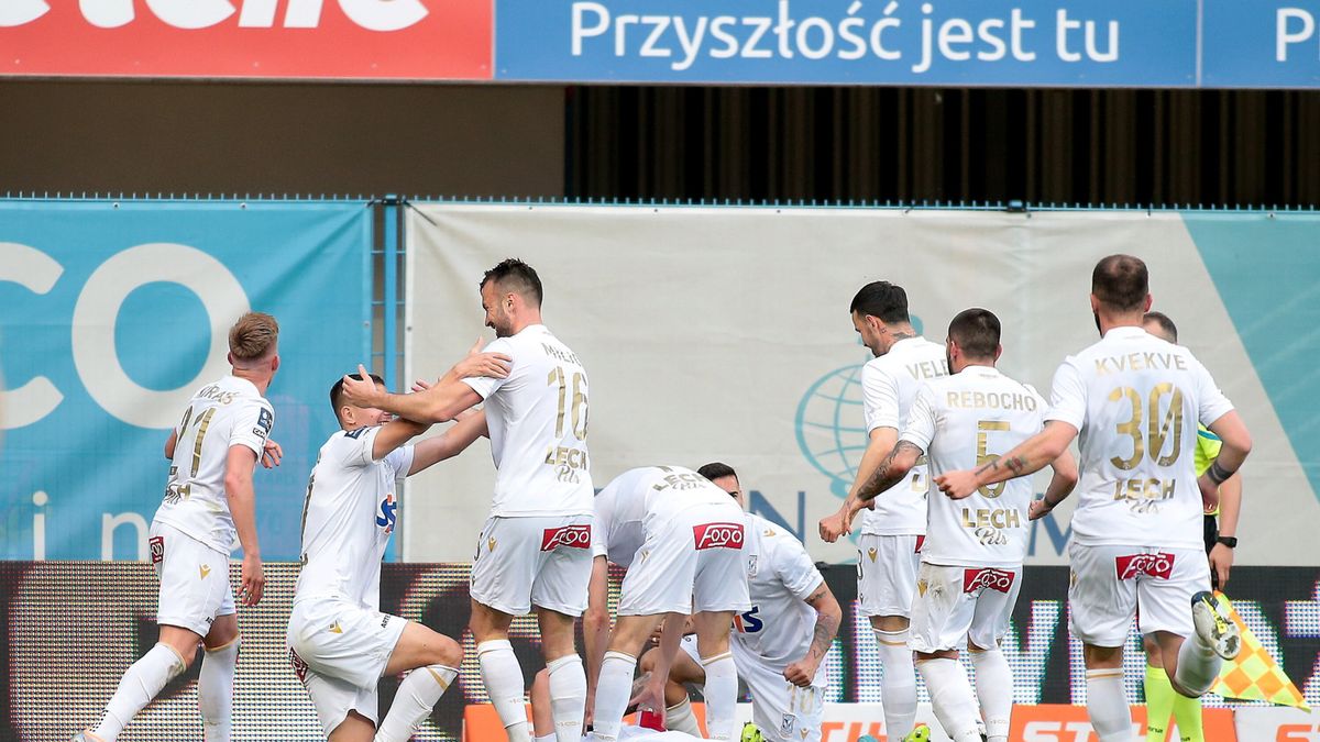 PAP / Zbigniew Meissner / Piłkarze Lecha Poznań