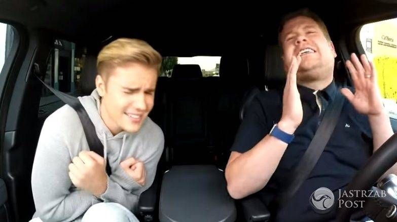 Justin Bieber śpiewa swoje piosenki