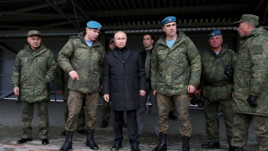 Władimir Putina na poligonie w obwodzie riazańskim