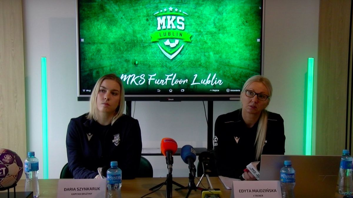 YouTube / MKS Lublin TV / Na zdjęciu: Daria Szynkaruk i Edyta Majdzińska