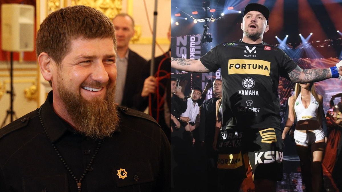 Ramzan Kadyrow i Łukasz Jurkowski