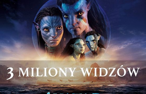Film „Avatar: Istota wody” obejrzało w polskich kinach 3 miliony widzów