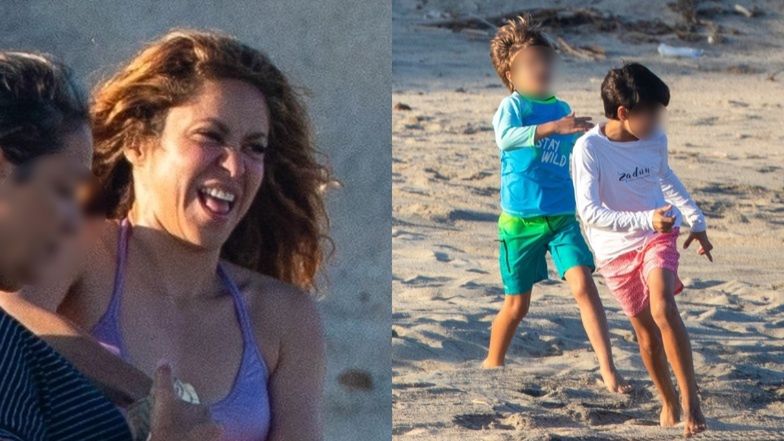 Shakira szaleje z synami na plaży w Meksyku