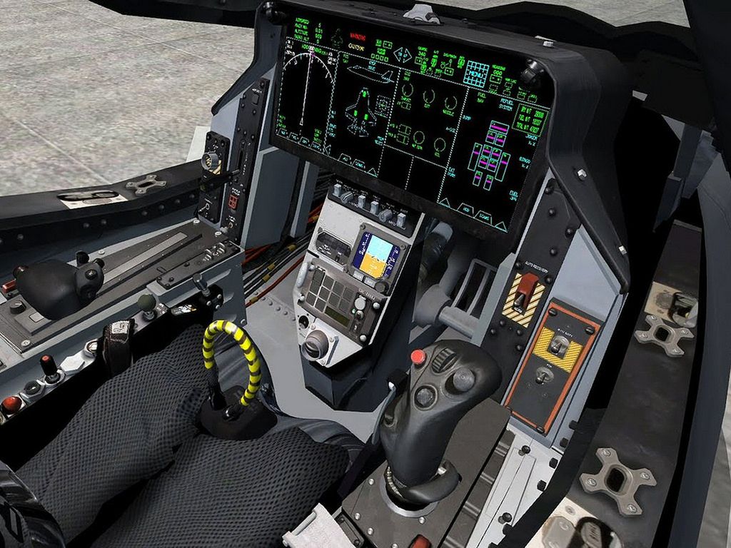 Kokpit myśliwca F-35: instrumenty zupełnie niepodobne do klasycznych myśliwców