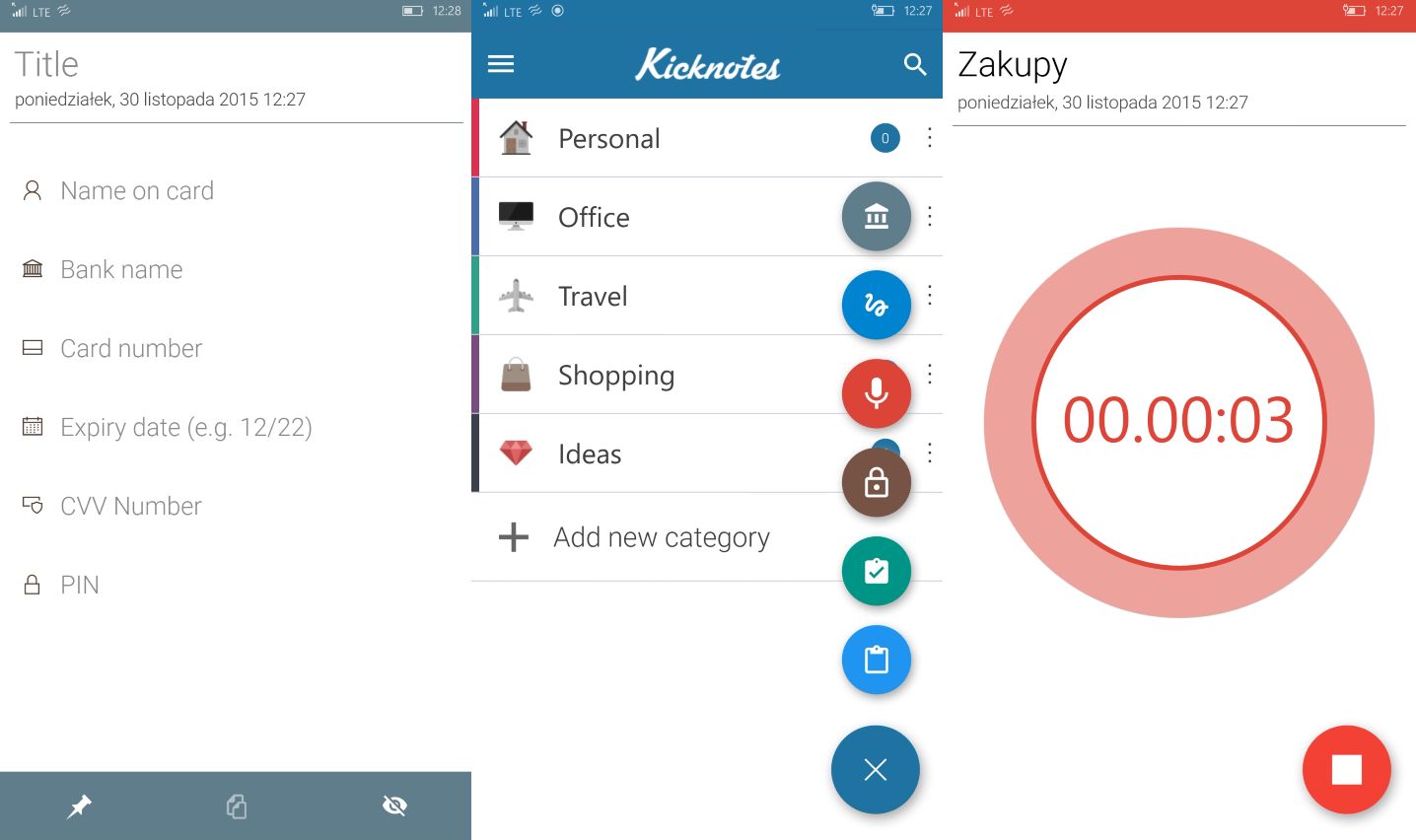 Kicknotes powinien zastąpić Evernote'a.