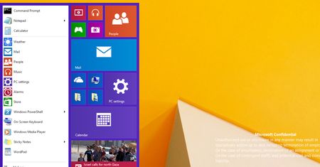 Tak może wyglądać Menu Start w kolejnym Windows