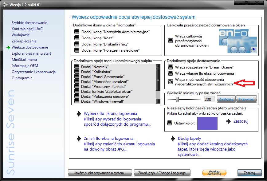 Windows 7- wygląd uszyty na miarę