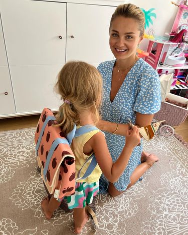 Małgorzata Socha pokazała córki podczas przygotowań do szkoły