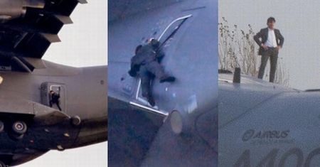 Tom Cruise kręci "Mission Impossible 5"... 1,5 KILOMETRA NAD ZIEMIĄ! (FOTO)