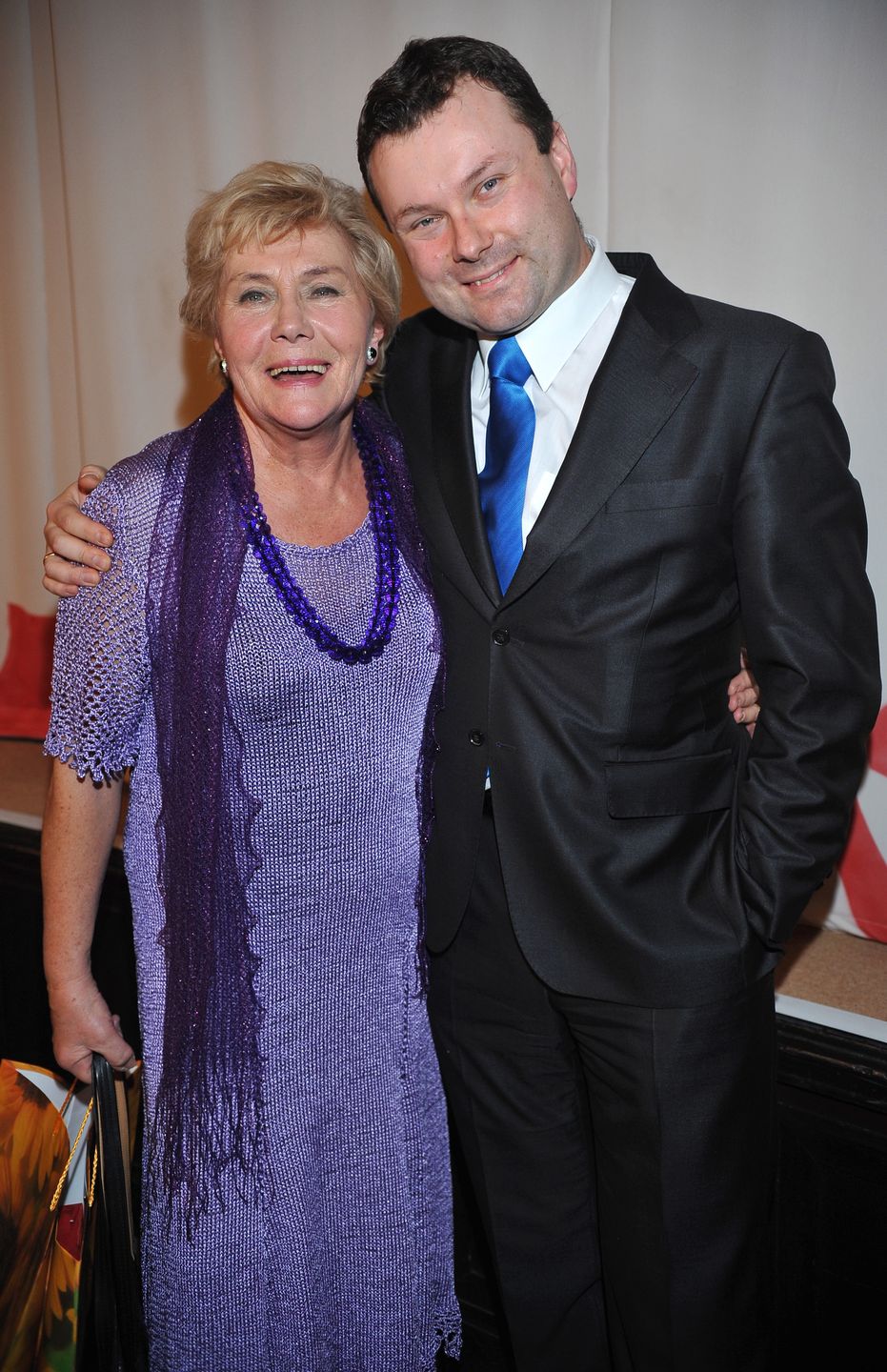 Teresa Lipowska z synem Marcinem