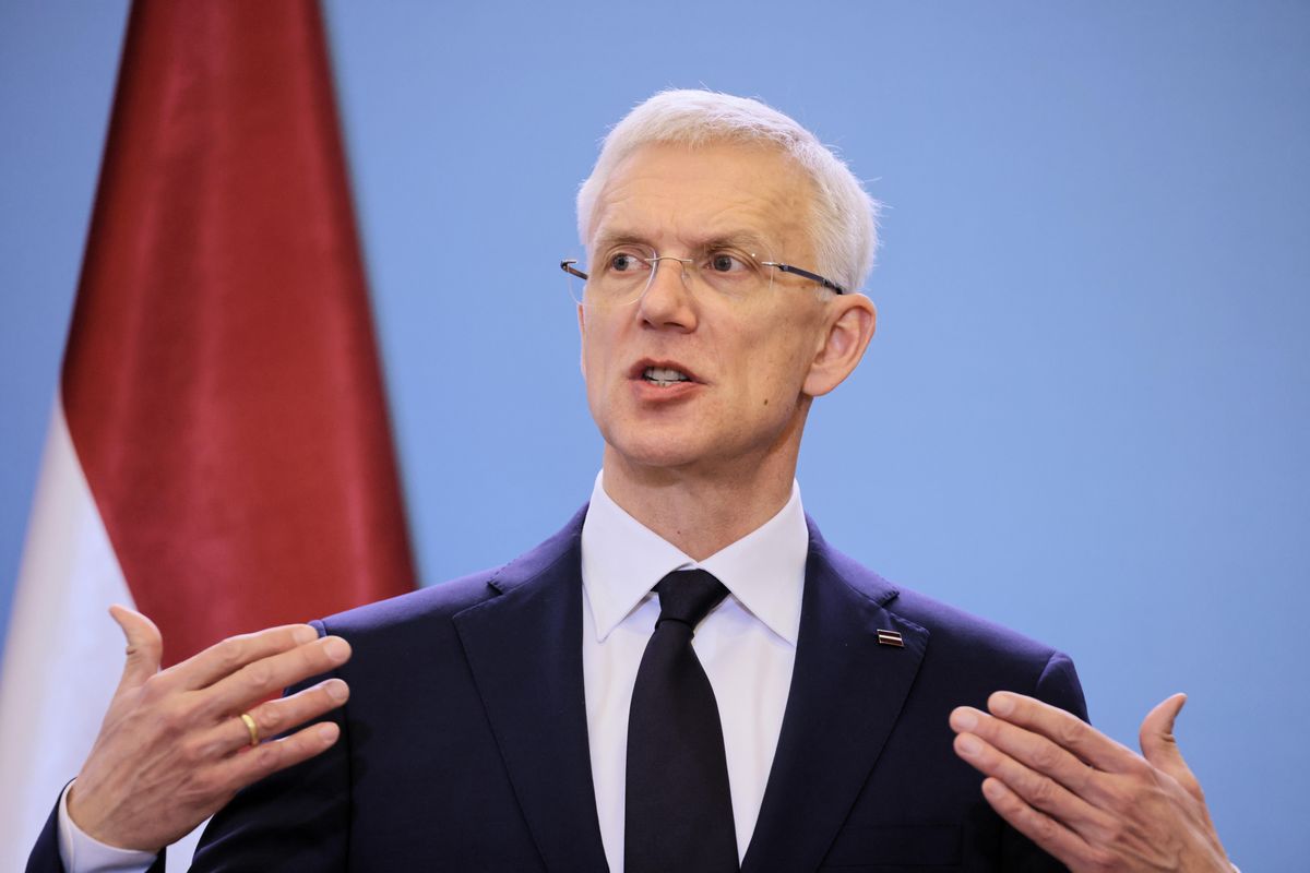 Premier Łotwy Kriszjanis Karinsz