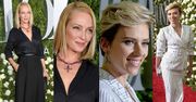 Uma Thurman w czerni i Scarlett Johansson w bieli pozują na Tony Awards (ZDJĘCIA)