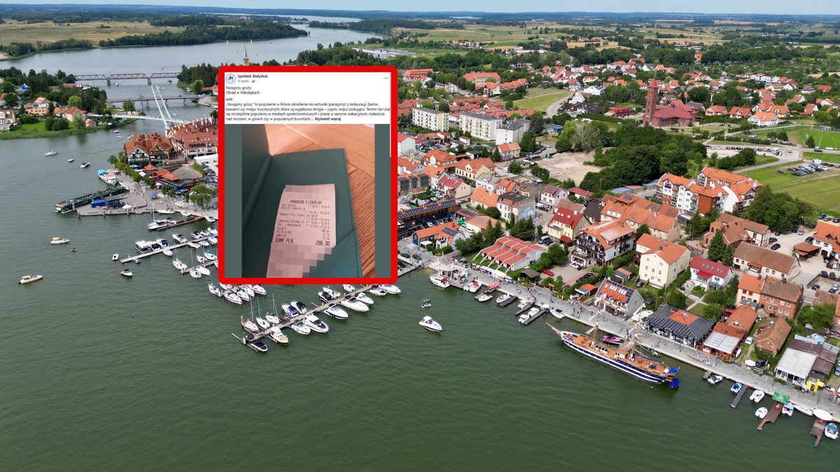 "Paragon grozy" z Mikołajek.