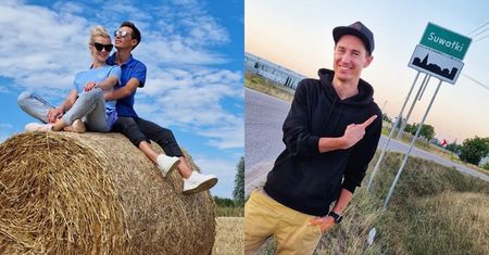 RZADKI WIDOK: Kamil Stoch relacjonuje rodzinne wakacje z żoną na Suwalszczyźnie. Nie zabrakło czułych gestów (ZDJĘCIA)